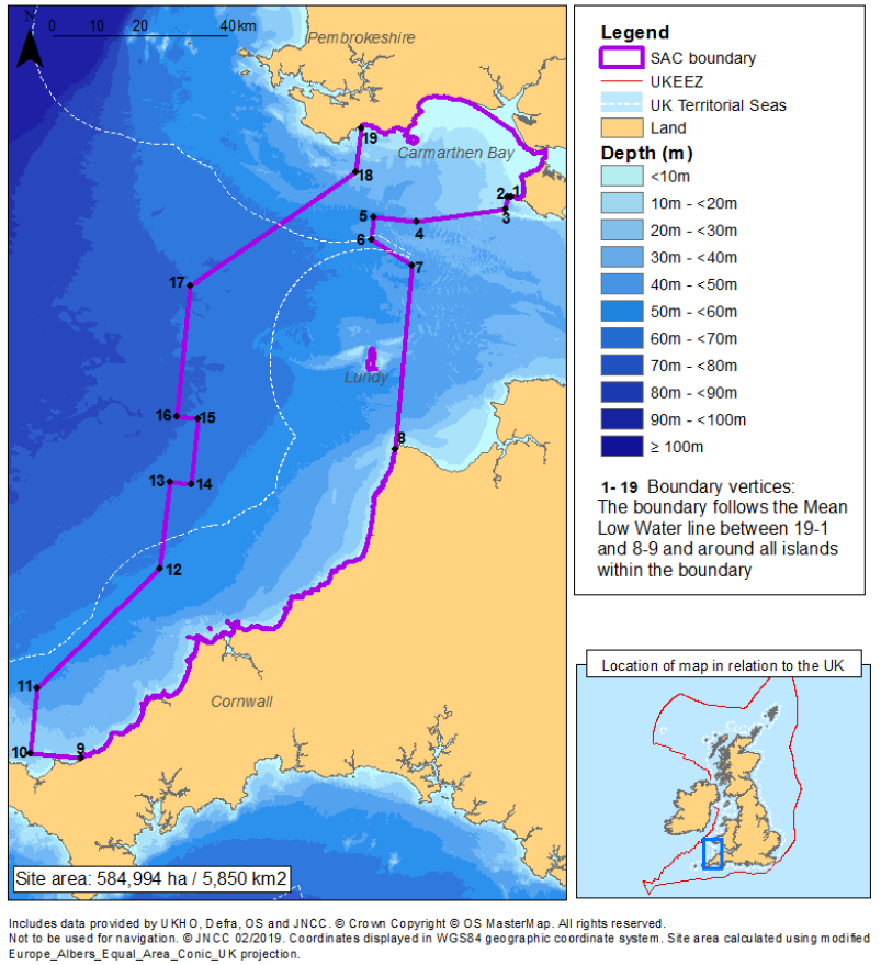 Bristol Channel Approaches map